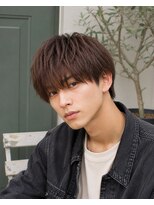 MEN's Baguz MEN'Sカット/ MEN'Sパーマ/ MEN'Sカラー 韓国風マッシュニュアンスパーマ束感ウェーブメンズ人気ヘア