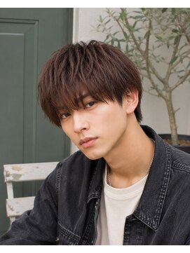 メンズバグズ(MEN's Baguz) 韓国風マッシュニュアンスパーマ束感ウェーブメンズ人気ヘア