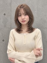 シー バイ ロンド 新宿(Sea by Lond)&nbsp;ワンホンレイヤ ー×ダークブルー[デジタルパーマ/ボブ/韓国]
