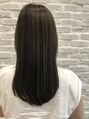 ピークス(PEAKS) ダークカラーでもハイライトをいれて柔らかい透けた印象に!