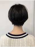 センターパートショート　[新宿三丁目]