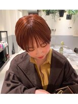 スタジオ ノル(studio noll)&nbsp;【新宿 studio noll. 佐田】オレンジマッシュショート_201102