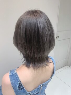 アース 恵比寿店(HAIR&MAKE EARTH) 外ハネグレージュ(EARTH恵比寿)