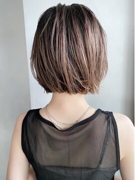 アイティーバイアルバム 八王子店(IT by ALBUM) ハイライトボブ_ミニウルフテラコッタくすみブルー_ba330001