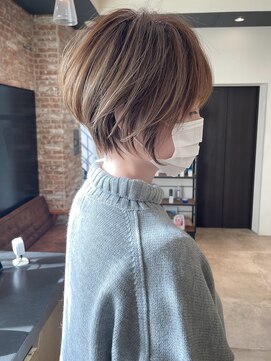 バンプ ギンザ(BUMP GINZA) 《30代40代》白髪ぼかしハイライト×前下がりボブ【イケダ】