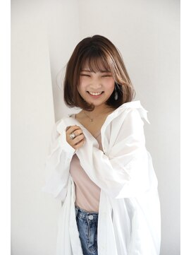 ラフ 八乙女(Rough) しっとりまとまるシンプルボブ//Rough八乙女/3