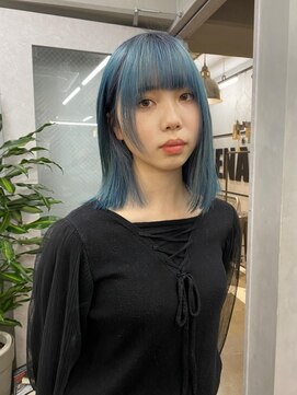 ジーナ(XENA) 【MIYU】smoky pail  turquoise blue