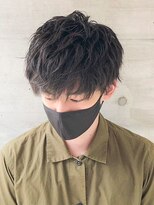 ヘアークリエイト ポライト(hair create Polite) 爽やかメンズ☆ビジネスショートマッシュ黒髪透明感カラー