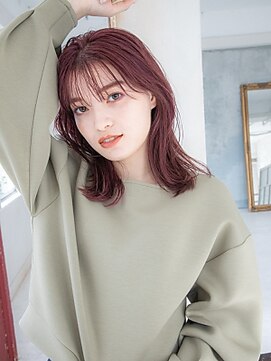 ヘアークラブ(HAIR CLUB) ピンクアッシュレイヤースタイル