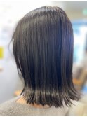 切りっぱなしボブ
