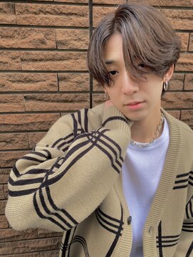 エルオム(EL.HOMME) 前下がりニュアンスパーマ