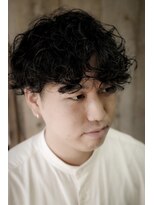 ヘアー グランジ プラス(hair Glunge Plus) 【長め緩めが柔らかい】【大きめ波まきパーマ】