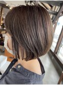 丸みショートボブ