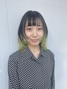 カリーナコークス 原宿 渋谷(Carina COKETH) ベージュ/ダブルカラー/インナーカラー/ダブルカラー/オージュア