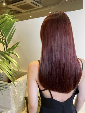 ジーナエス 札幌(Zina S) 髪質改善＊チェリーレッド＊美髪【Zina S 札幌】