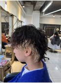 ツイストスパイラルパーマ インナーカラー ブリーチパーマ