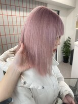 ペレ 渋谷(PELE)&nbsp;切りっぱなしボブ/エアリーロング/美髪/ピンクブラウン/渋谷