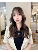 似合わせ顔周りカット/シースルーバング/くびれ巻き/自由が丘