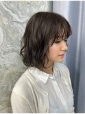 ボブ×デジタルパーマ