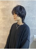 ウルフレイヤーレイヤーたっぷりデザイン黒髪風北千住