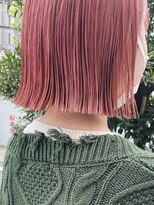 エイチ(H eitf)&nbsp;H【eitf】原宿I/表参道/ボブ/ハイトーン/ピンクベージュ/ボブ