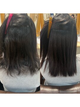 トムヘアーデザイン 楠葉店(TOM HAIR DESIGN) 艶髪/艶髪ストレート/髪質改善ストレート/縮毛矯正