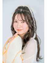 ヘアメイクアンドセットサロン リッコ(Hair make&set salon Ricco)&nbsp;ルーズハーフアップ