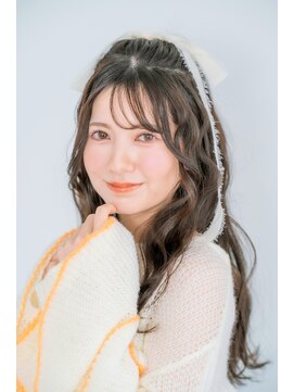 ヘアメイクアンドセットサロン リッコ(Hair make&set salon Ricco) ルーズハーフアップ