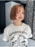 ぷつっとボブ　ミニボブ　姫カットレイヤー　切りっぱなしボブ