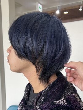 ラル(Lull) 【鈴木悠孝】 逆インナー/ブルーシルバー/メンズウルフ