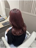ワインレッド 深みピンクからー