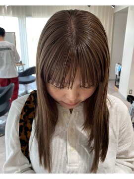 エヌダブリュエイチ(n.w.h) ブリーチなしダブルカラーで明るく！