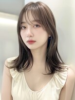 アディション 新宿(ADITION)&nbsp;髪質改善×韓国風ブラウンカラーレイヤーカット髪質改善/新宿n