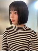 切りっぱなしボブ/ラインボブ/ミニボブ/ボブ/ショートボブ