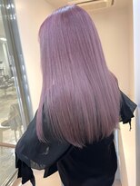 リムレスバイサンク 万代 新潟駅(LIMLESS by cinq) 新潟駅ブリーチカラーミルクティーベージュオリーブグレージュ◇