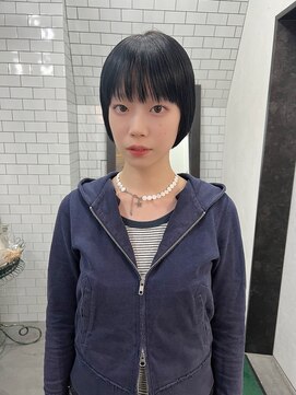 レガーレ(Legare) 切りっぱなし×ミニボブ×黒髪