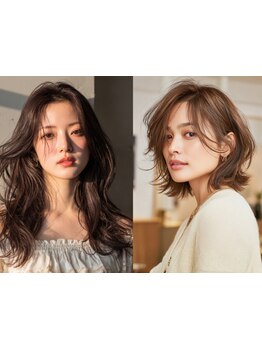 再現性の高いカットで、乾かすだけでキマるスタイルに◎自宅でもサロン帰りのスタイルが再現できます♪