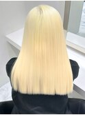 16590抜きっぱなしブロンドハッシュカットホワイトブロンド
