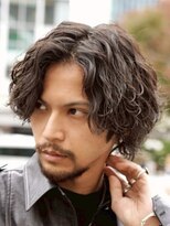 レタッチ バイ フィフス 銀座(RETOUCH by fifth) 新橋波巻きスパイラルパーマツイストスパイラルセンターパート