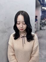 ジーナ 池袋(Zina) #韓国風くびれ巻き×ブルーブラック