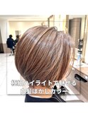 【家郷限定】極細ハイライトで魅せる白髪ぼかしカラー