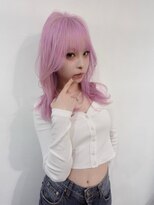 ジーナ オモテサンドウ(XENA)&nbsp;ペールピンク×レイヤーカット