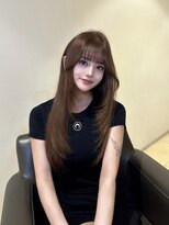 メゾン(Maison)&nbsp;韓国風顔周りレイヤーカット髪質改善カラー