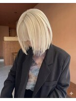 サボ 栄店(sabo)&nbsp;ダブルブリーチダブルカラーハイトーンレイヤーボブ