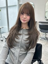 シーク 天神(SEEK)&nbsp;松尾菫菜/レイヤーカット/ハッシュカット/韓国ヘア