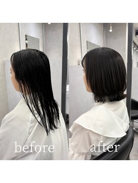 ヘアサロン ドットプラス 町田店(dot. plus) ミディアムレイヤーボブ/ゆるふわボブ/簡単スタイリング/町田