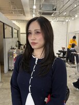 ヘアーワークスヴィクサス 諫早店(HAIR WORKS VIXUS) 【荒木夏暢】オリーブカラー×顔周りレイヤー