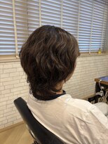 アールヘア(ar hair)&nbsp;くせ毛を活かしたウルフスタイル