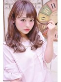 モーヴピンクの愛されゆるやかウェーブ【メイズ東中野・鍛原】