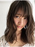 学生限定 クリアアッシュな外国人のくせ毛風パーマ